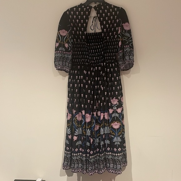 New ANTHROPOLOGIE Dasha Smocked Midi Dress - Picture 11 of 13
